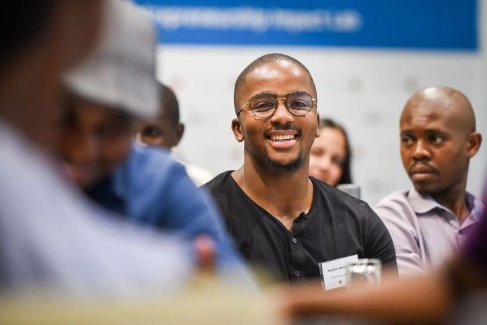 Group of entrepreneurs in a business course.